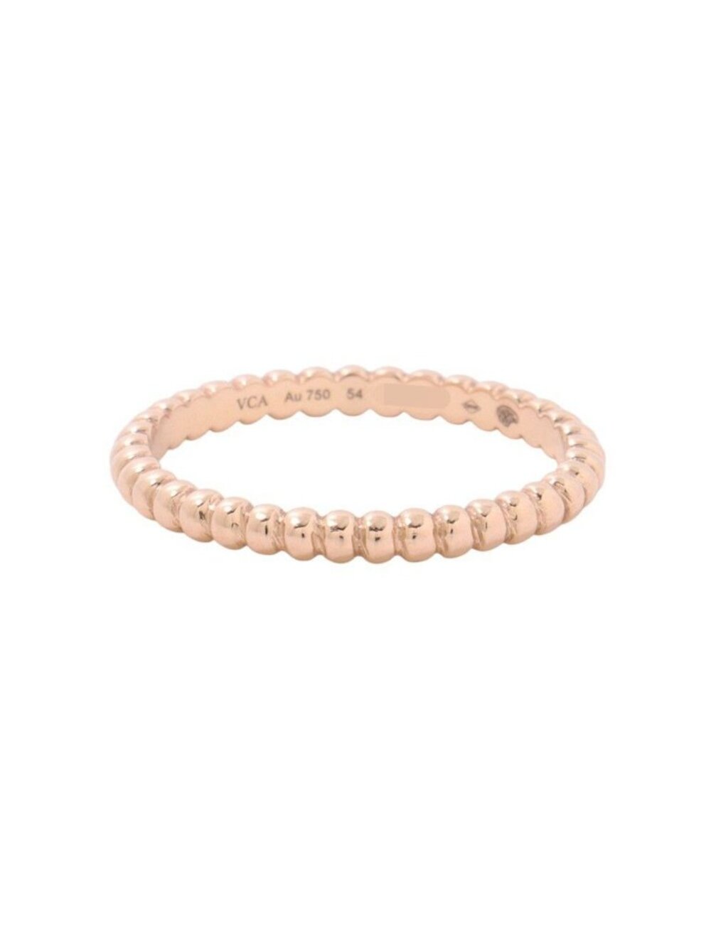 Van Cleef & Arpels Ring Perlee Gold Pearl Small 18k Pink